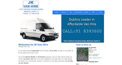 Desktop Screenshot of jkvanhire.com